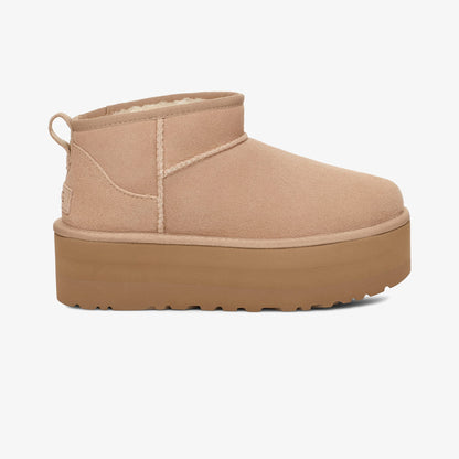 Ugg Classic Ultra Mini Platform Kadın Krem Bot