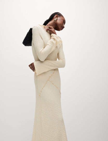 Relaxed Fit Midi Elbise