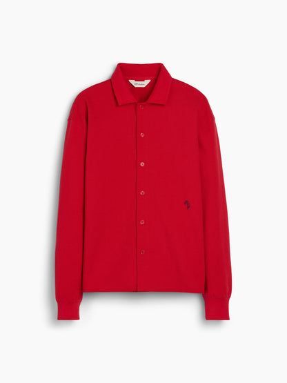 Kırmızı Gap × Malbon Pique Polo Over Gömlek