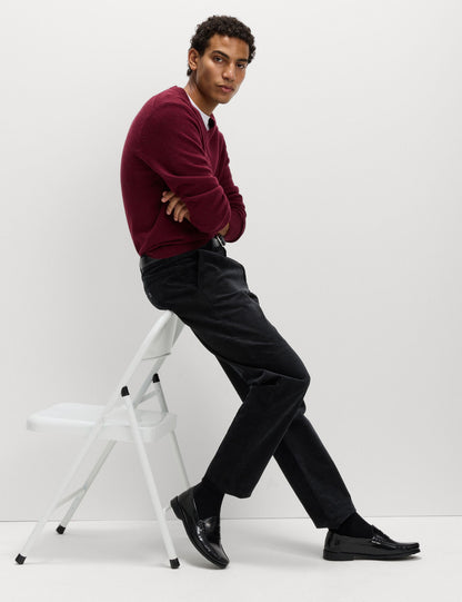 Regular Fit Kadife Esnek Chino Pantolon