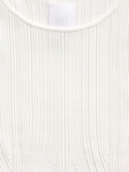 Beyaz Gapstudio Rib T-shirt