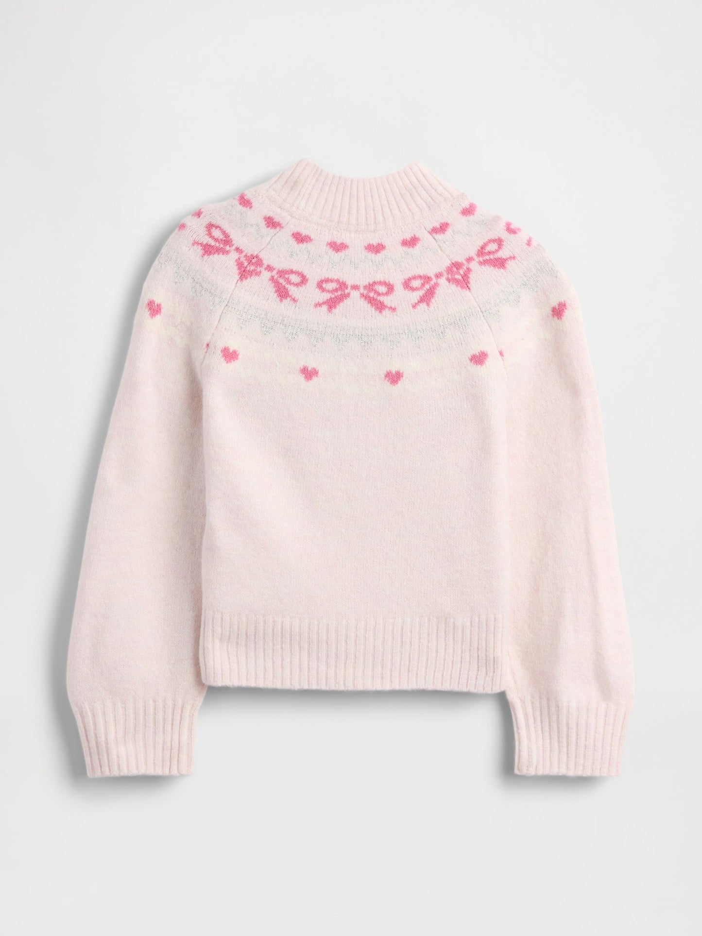 Açık Pembe Baby & Toddler Fair Isle Kazak