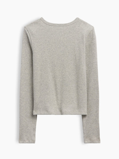 Gri Fitilli T-shirt