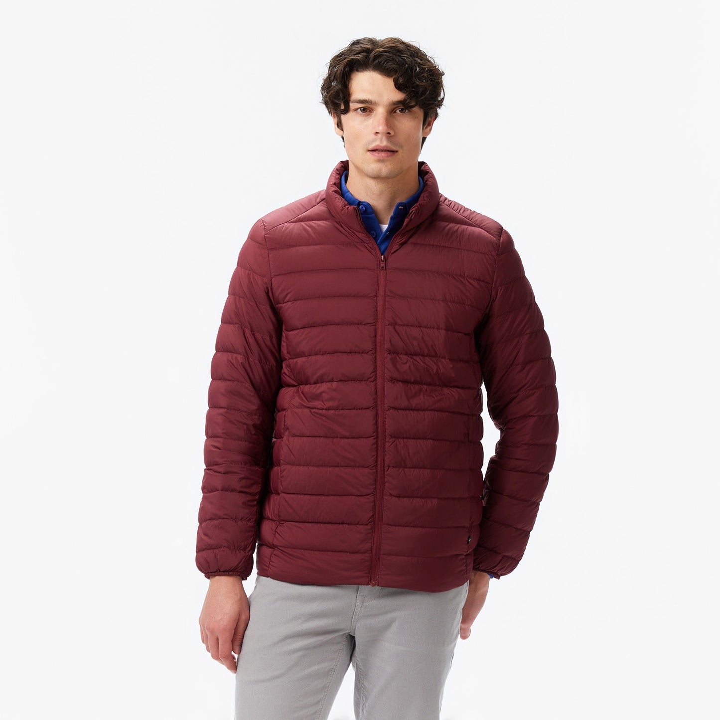 Nautica Erkek Bordo Regular Fit Mont