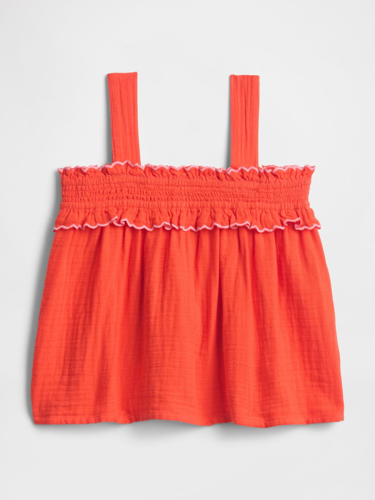 Kırmızı Gauze Woven Bluz
