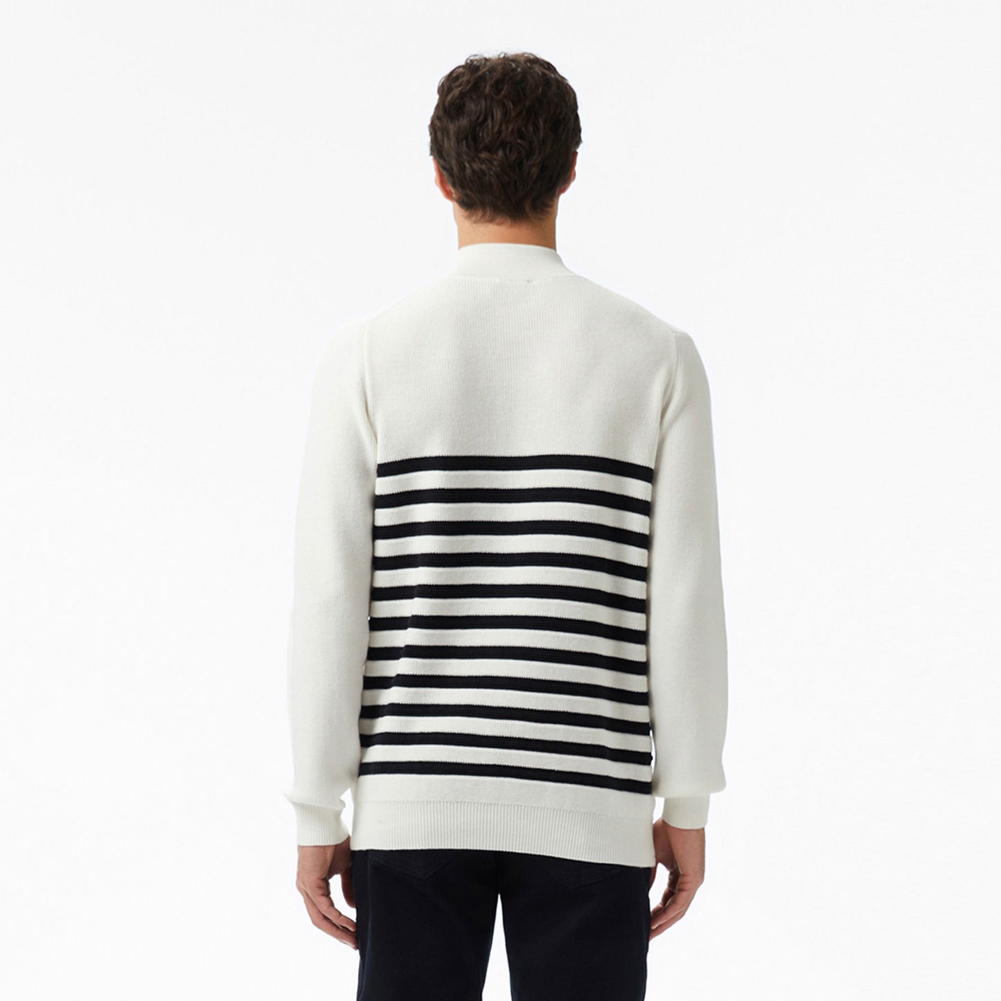 Nautica Erkek Krem Classic Fit Kazak