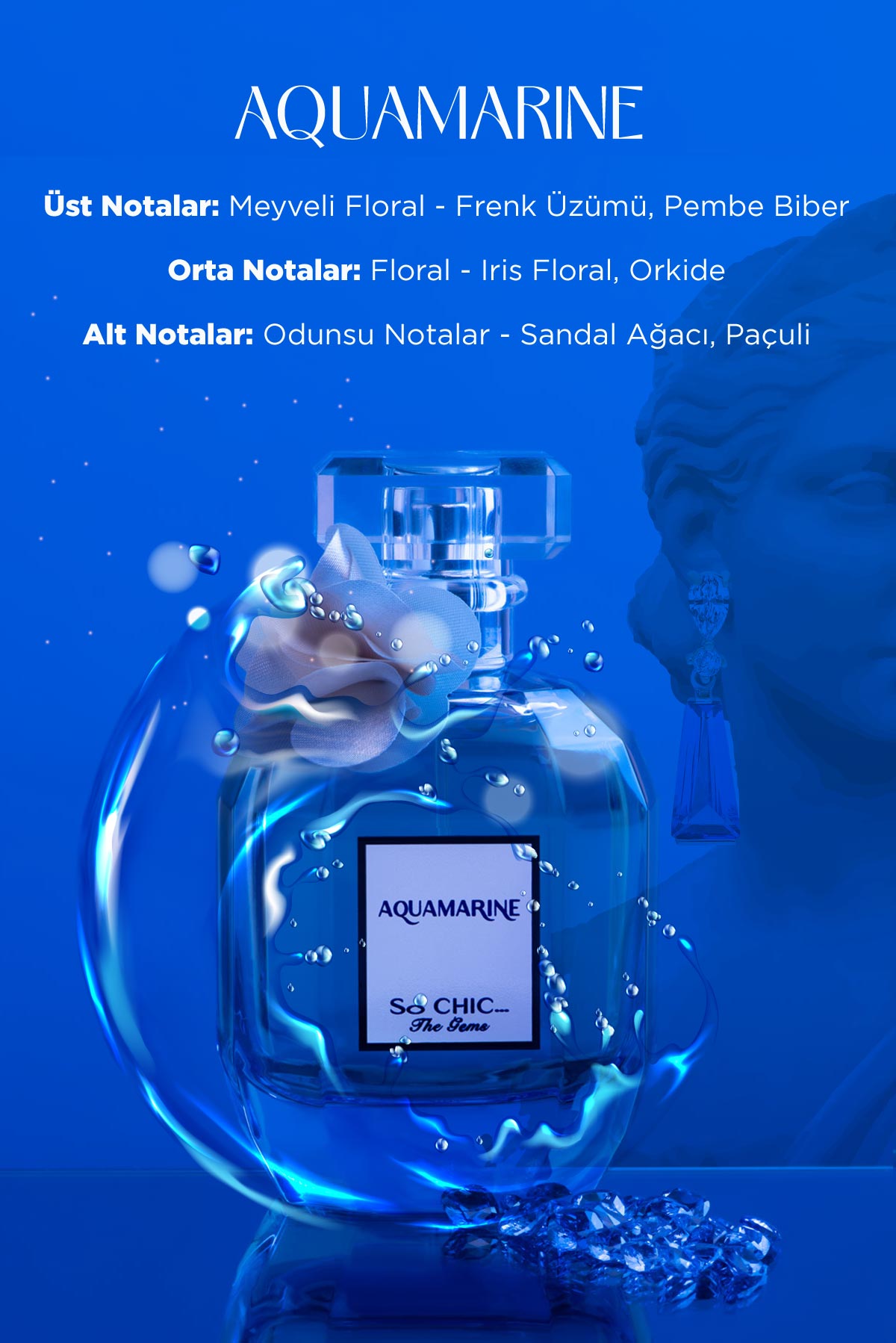 Aquamarine So Chic... The Gems Unisex Parfüm 40000020799