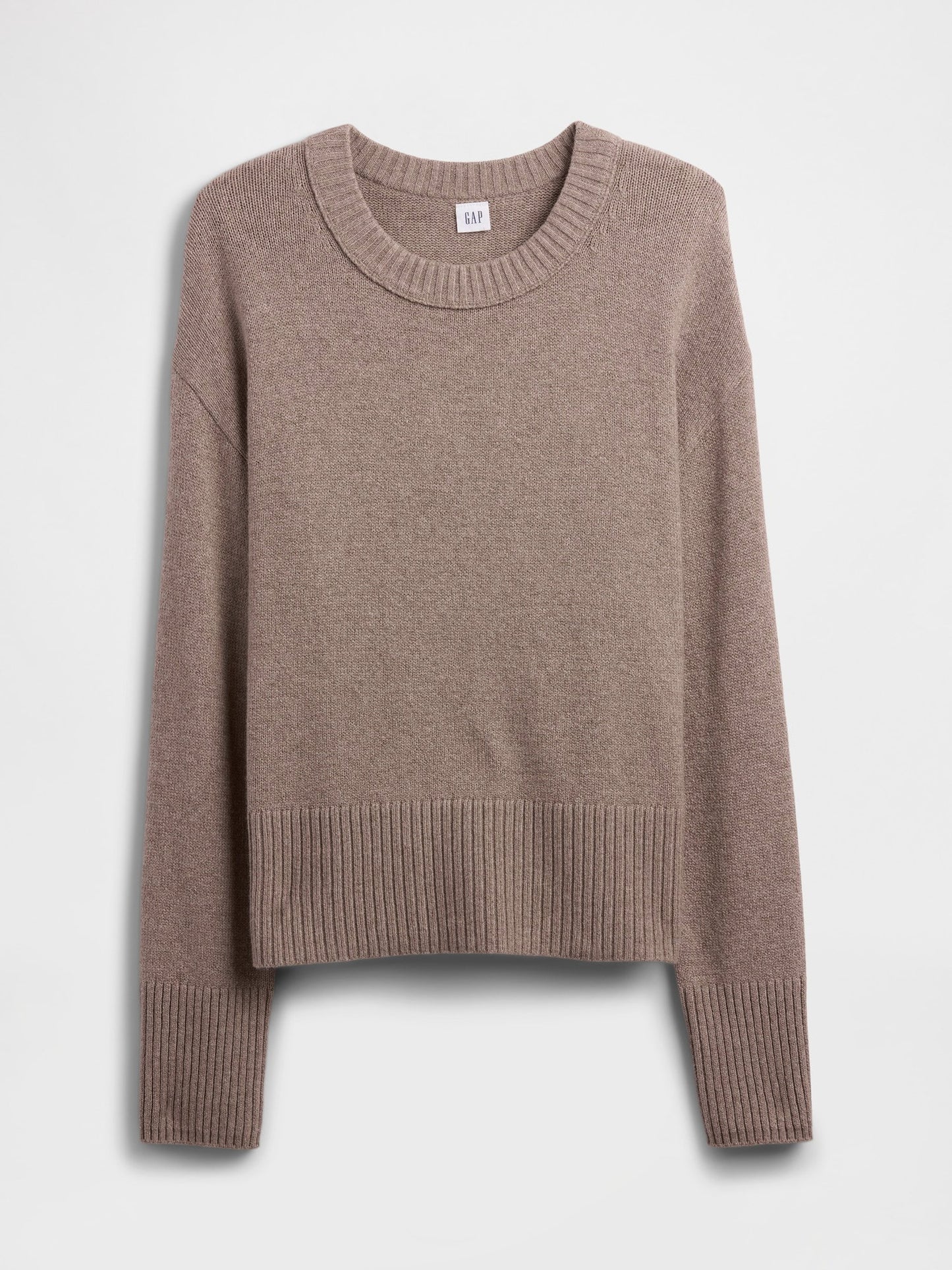 Açık Pembe Cashsoft Relaxed Crewneck Kazak
