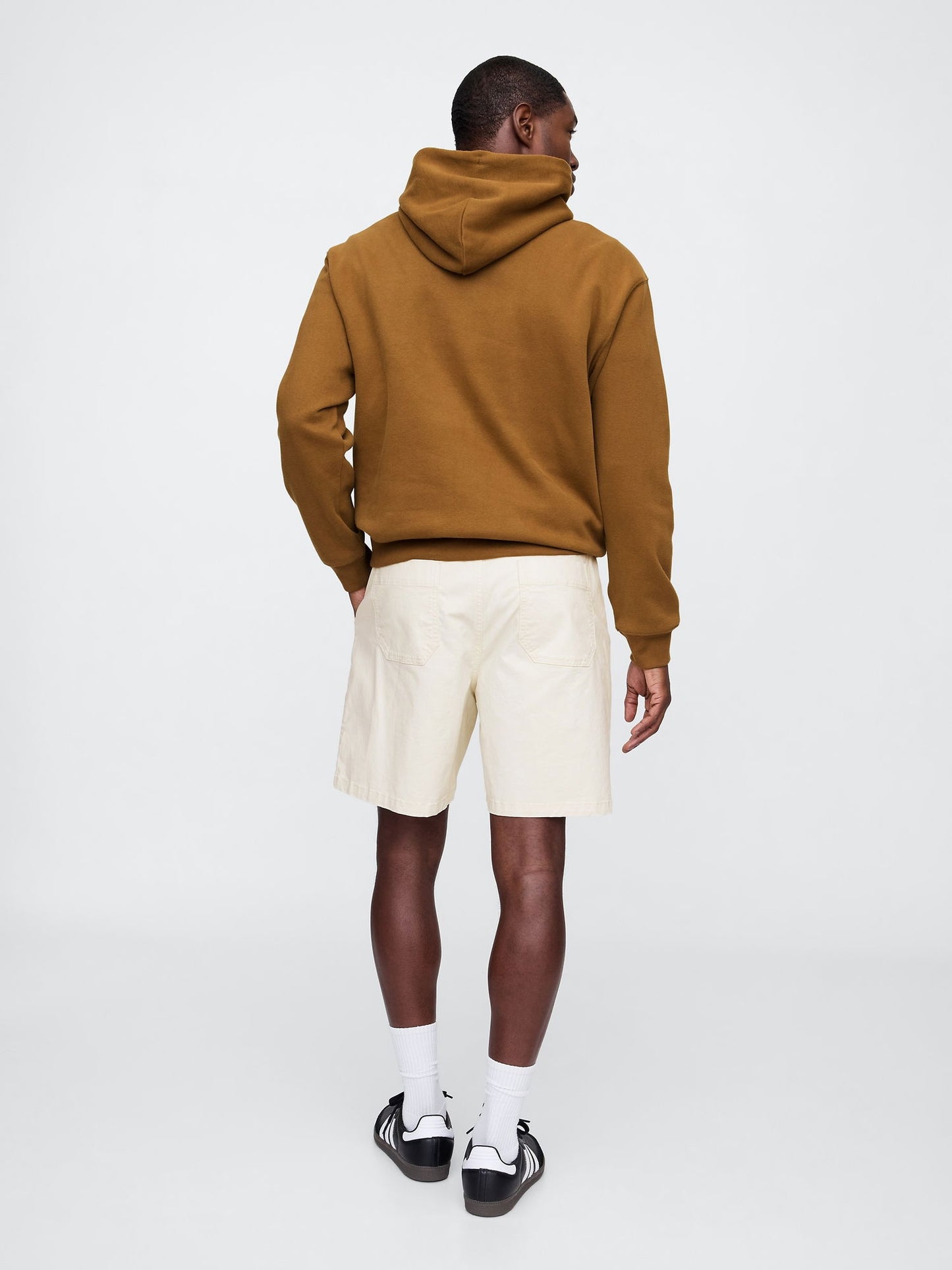 Bej Stretch Twill Şort