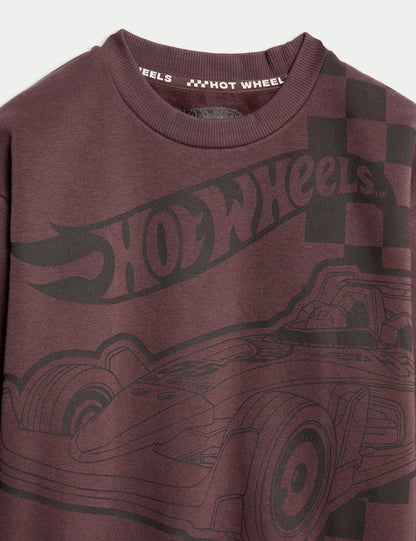 Pamuk Karışımlı Hot Wheels Takım (2-8 Yaş)