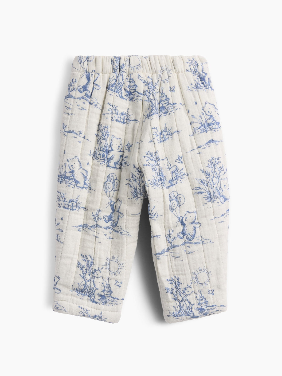 Çok Renkli Kapitone Gauze Pull-on Pantolon