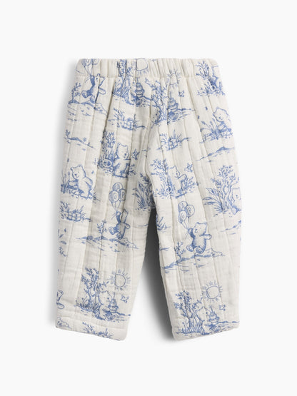Çok Renkli Kapitone Gauze Pull-on Pantolon