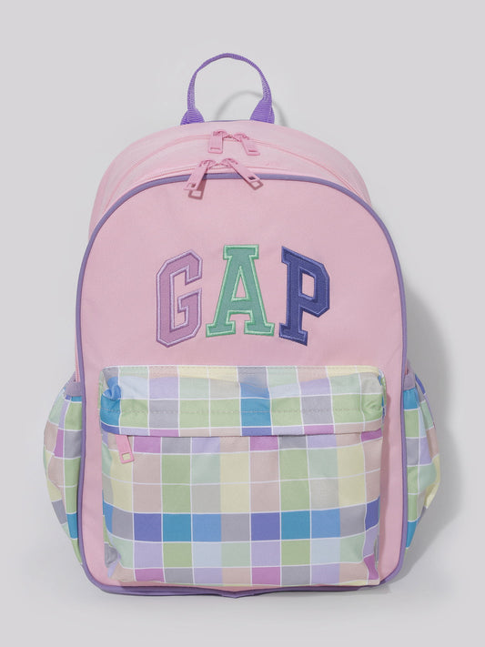 Pembe Gap Logo Çift Bölmeli Sırt Çantası