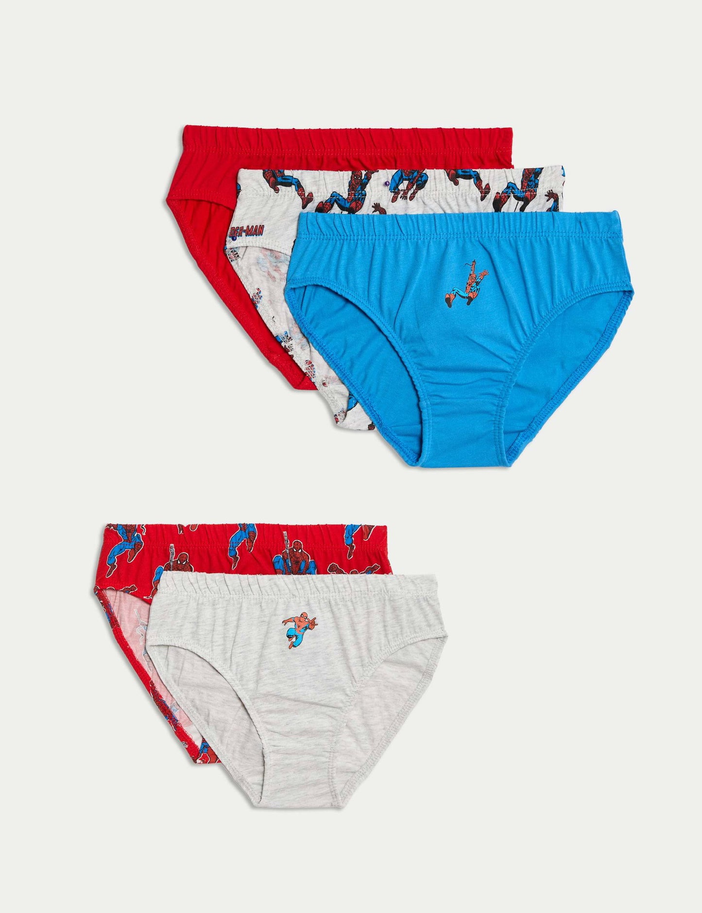 5’li Saf Pamuklu Spider-man™ Brief Külot Seti (2–8 Yaş)