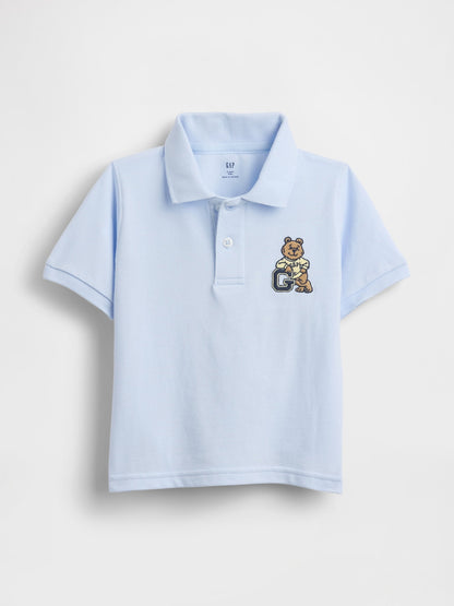 Açık Mavi Brannan Bear Pique Polo Gömlek