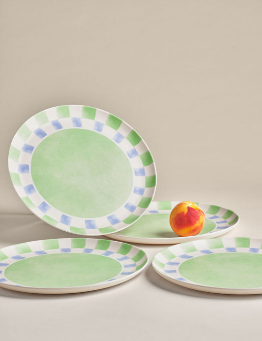 4’lü Summer Brights Yemek Tabağı Seti