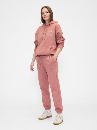 Açık Pembe Gap Logo Fleece Jogger Eşofman Altı