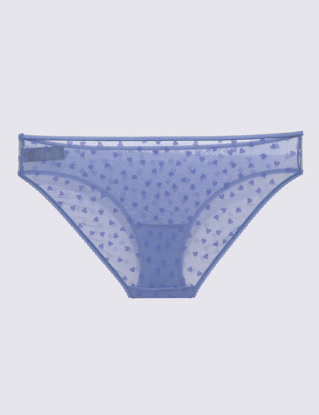 Kalp Detaylı High Leg Külot