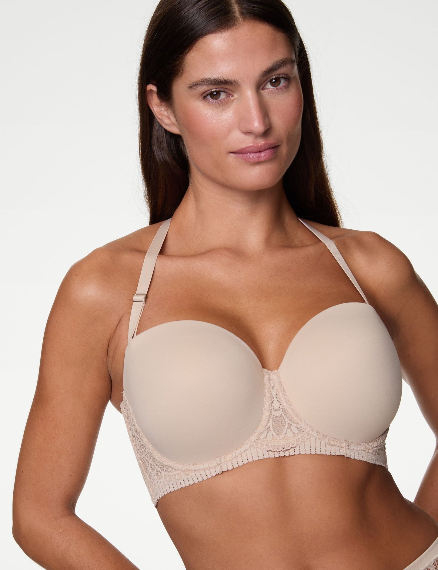 Body Soft:trade_mark: Dantel Detaylı Straplez Sütyen