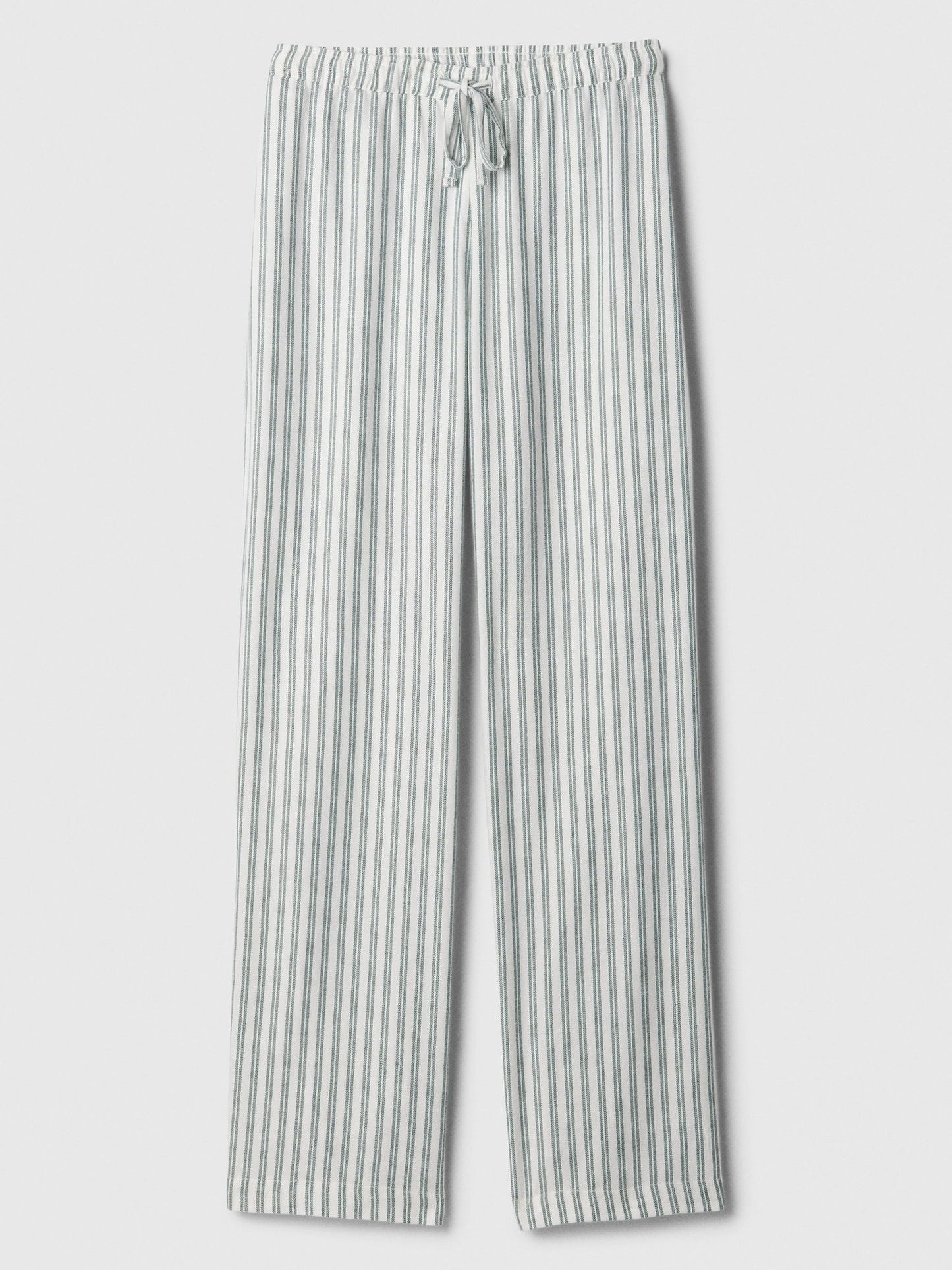 Mavi Desenli Flannel Pijama Altı