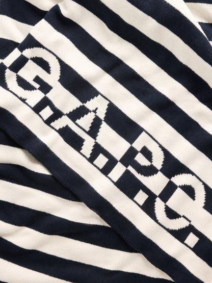 Beyaz Gap × A.p.c. Logo Şerit Battaniye