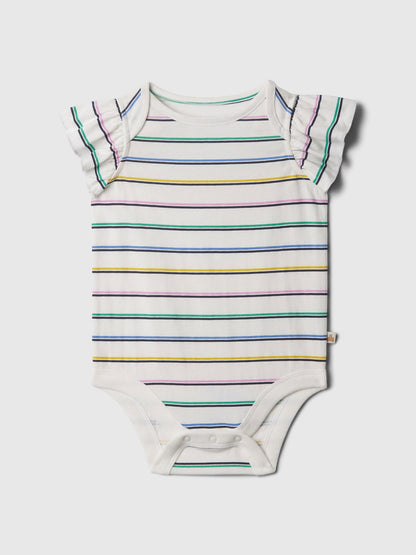 Çok Renkli Mix And Match Fırfırlı Bodysuit