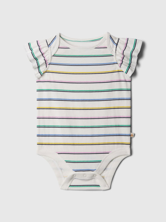 Çok Renkli Mix And Match Fırfırlı Bodysuit