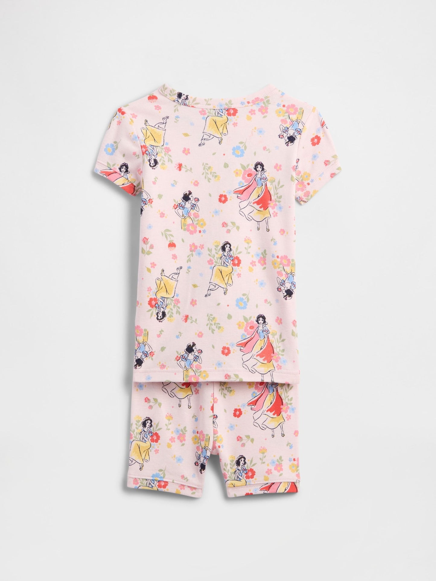 Pembe Babygap × Disney Pamuk Prenses %100 Organik Pamuk Pijama Takımı