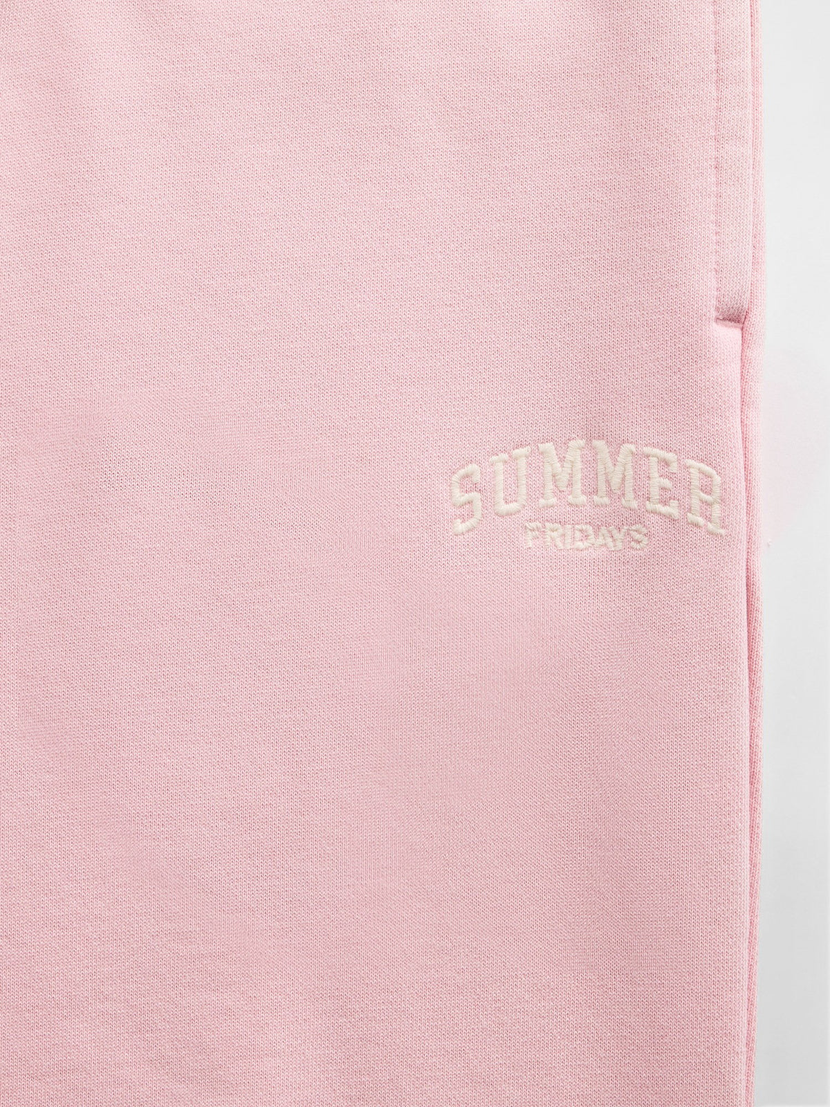 Pembe Gap × Summer Fridays Heavyweight Relaxed Logo Eşofman Altı