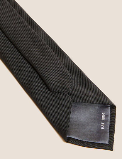 Regular Fit Dokulu Kravat