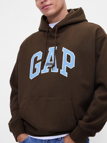 Kahverengi Heavyweight Oversized Logo Sweatshirt