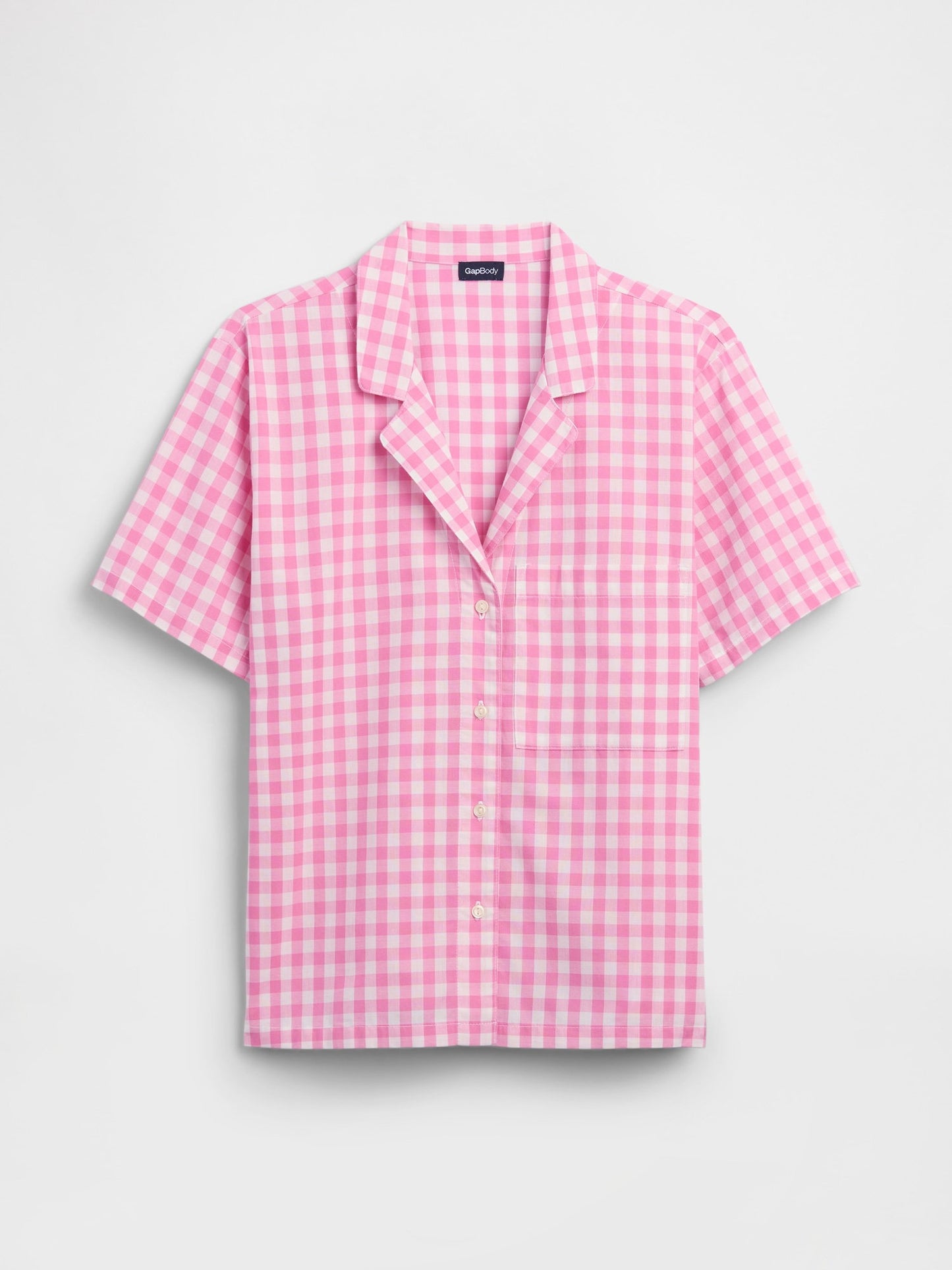 Pembe Poplin Pijama Üstü