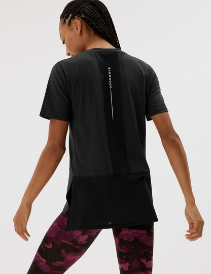 File Detaylı Kısa Kollu T-shirt