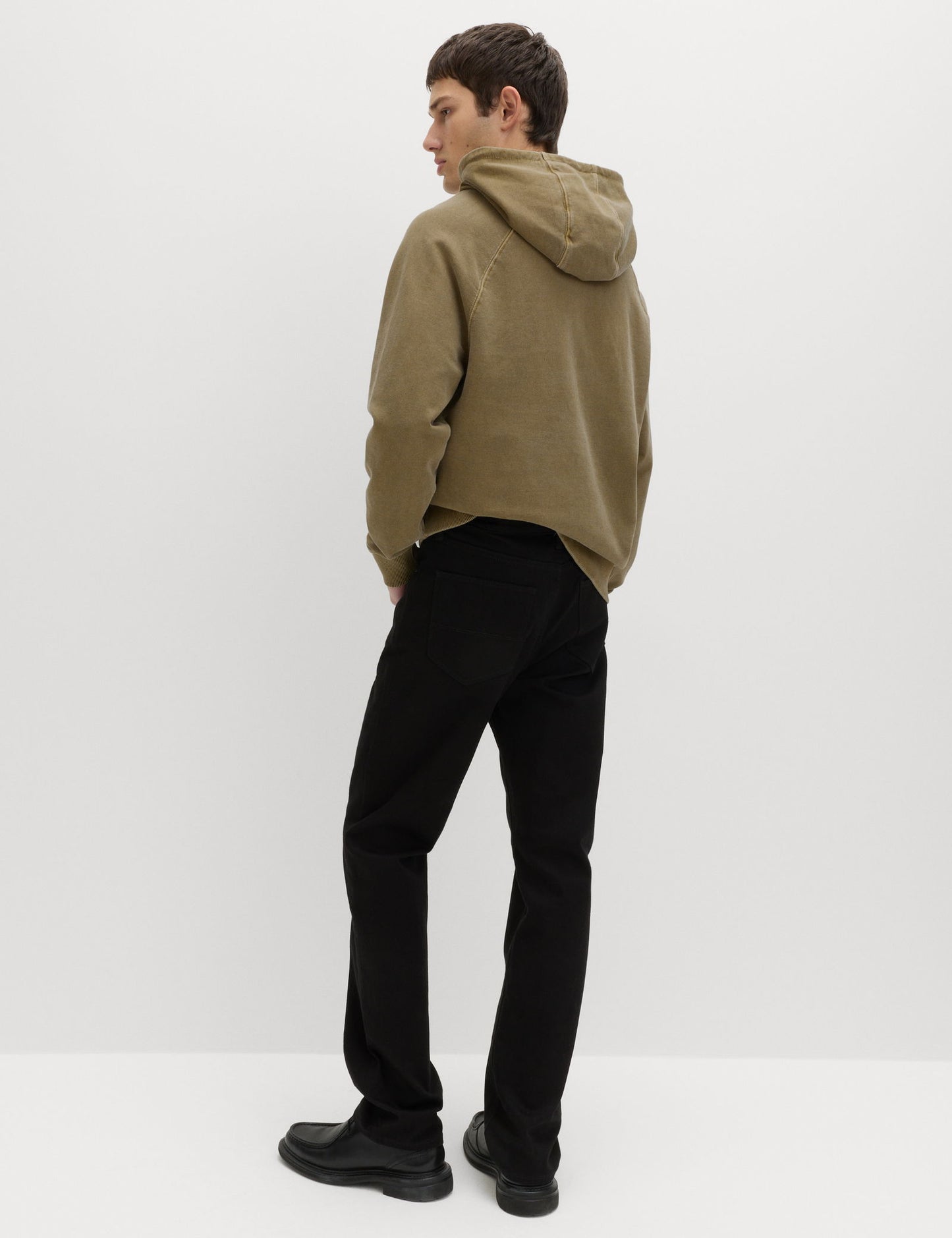 Saf Pamuklu Kapüşonlu Sweatshirt