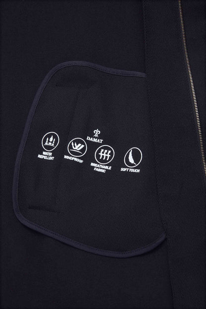 Damat Lacivert Yün Karışımlı Successori Reda Palto