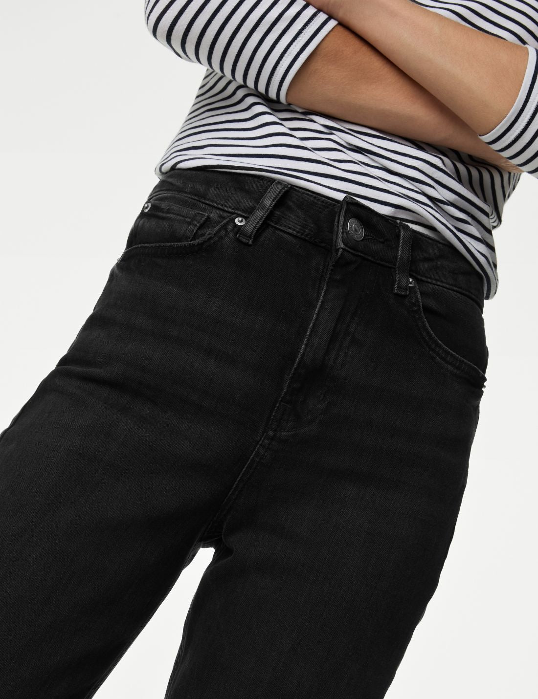 Yüksek Bel Mom Jean Pantolon