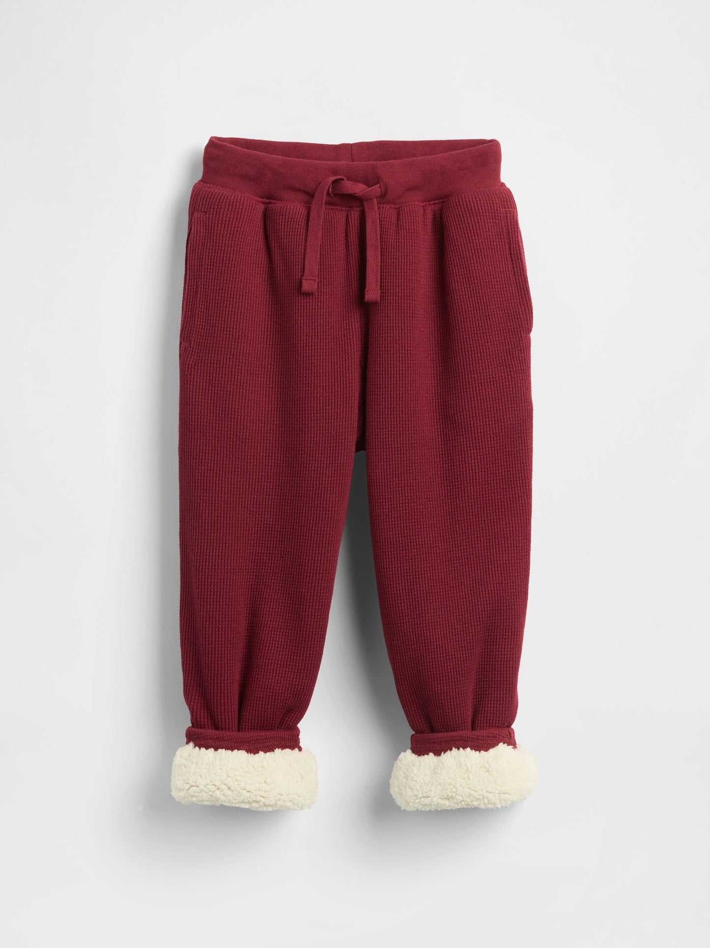 Bordo Sherpa Astarlı Termal Eşofman Altı