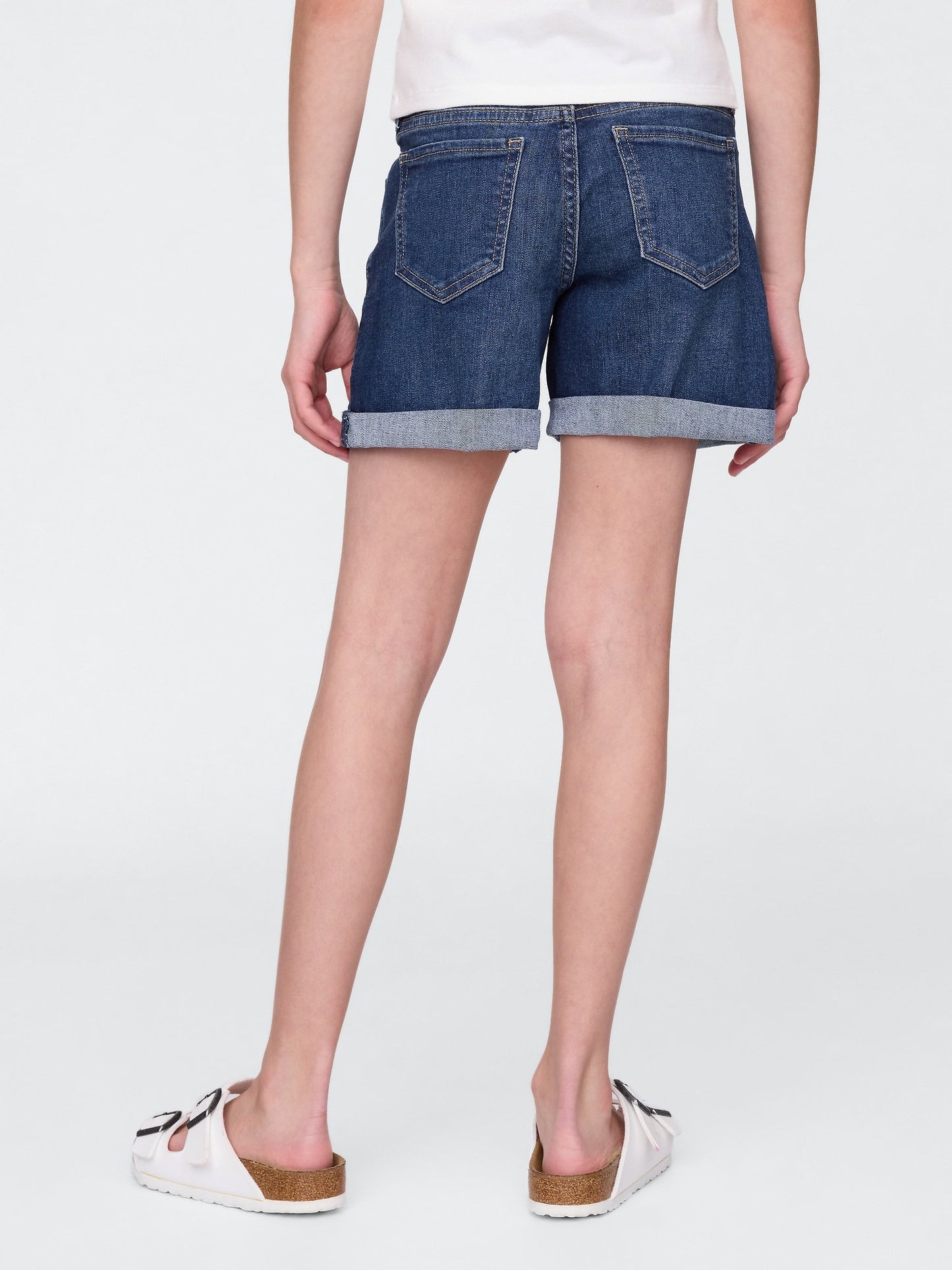 Mavi Denim Midi Şort