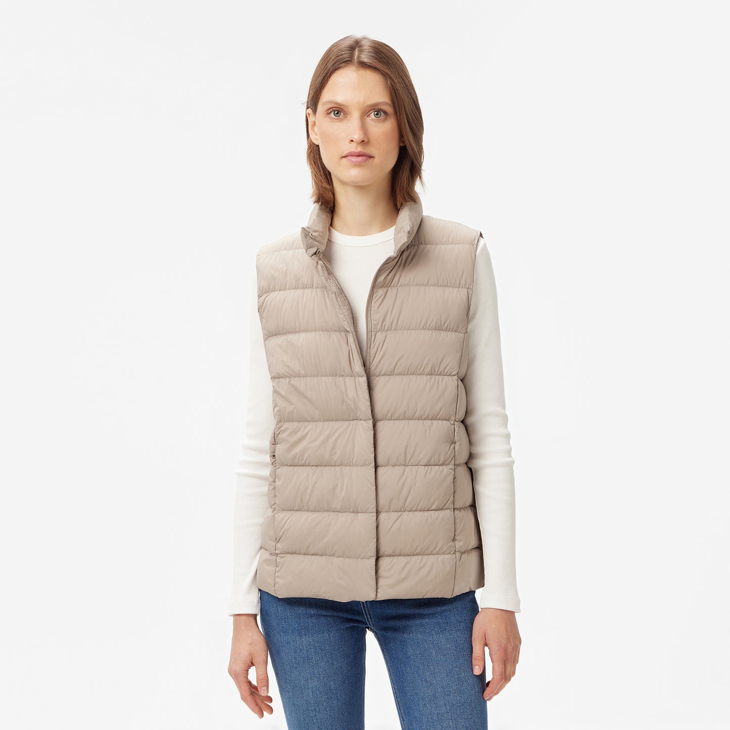 Nautica Kadın Bej Su Itici Özellikli Yelek