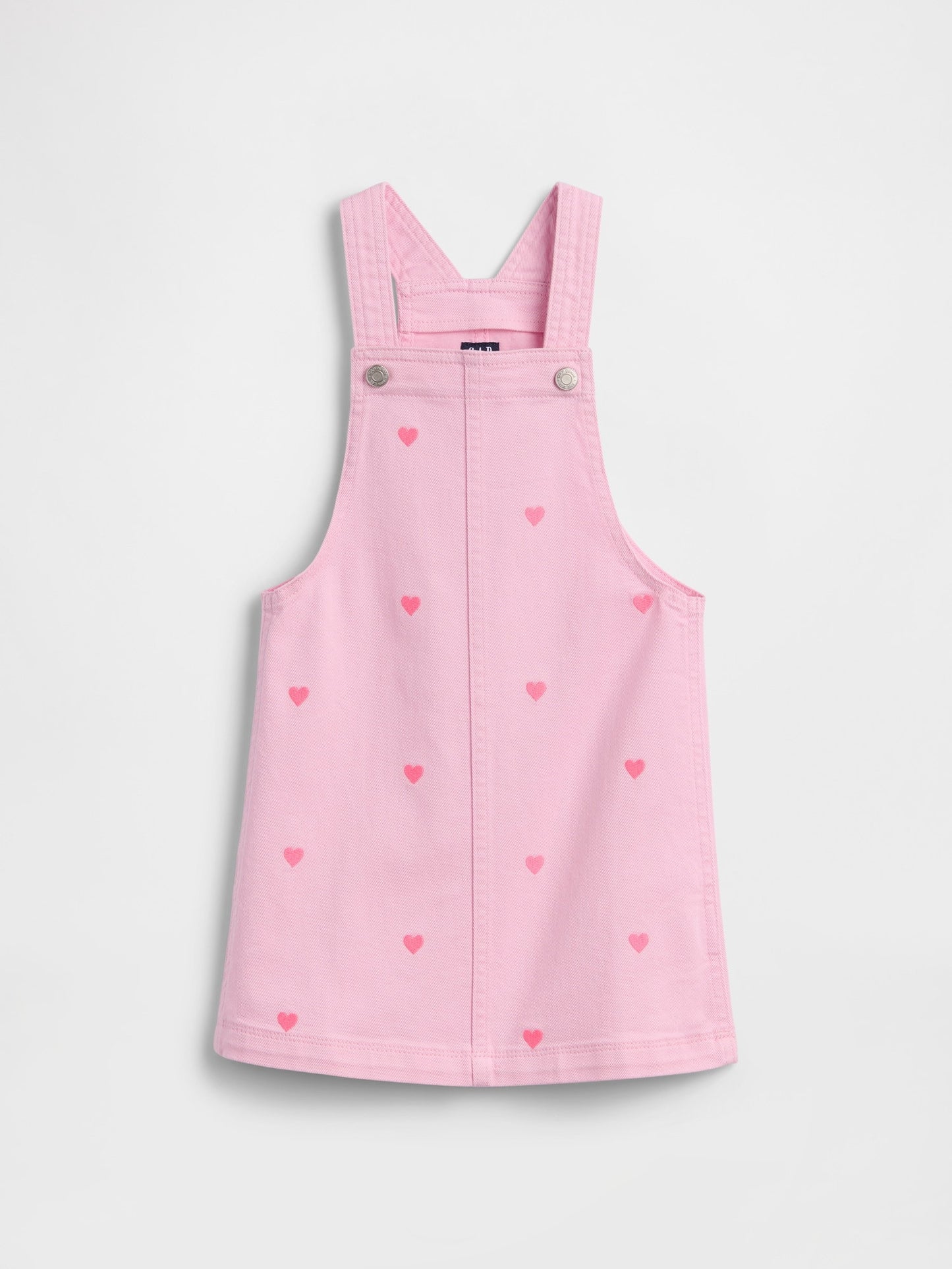 Açık Pembe Denim Tulum