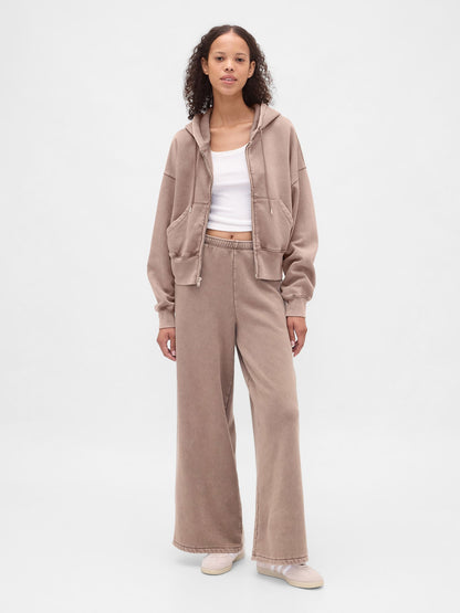 Açık Kahverengi Vintagesoft Fermuarlı Wedge Sweatshirt