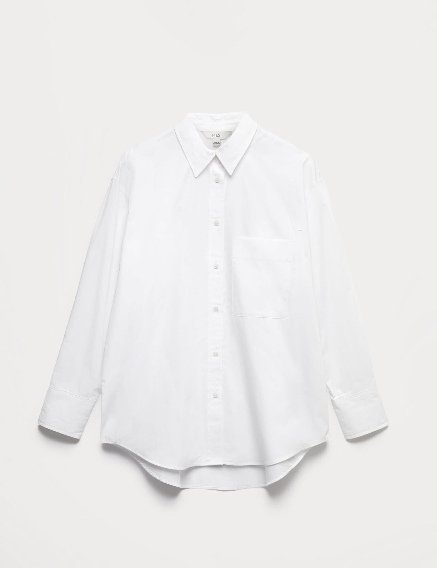 Saf Pamuklu Gömlek
