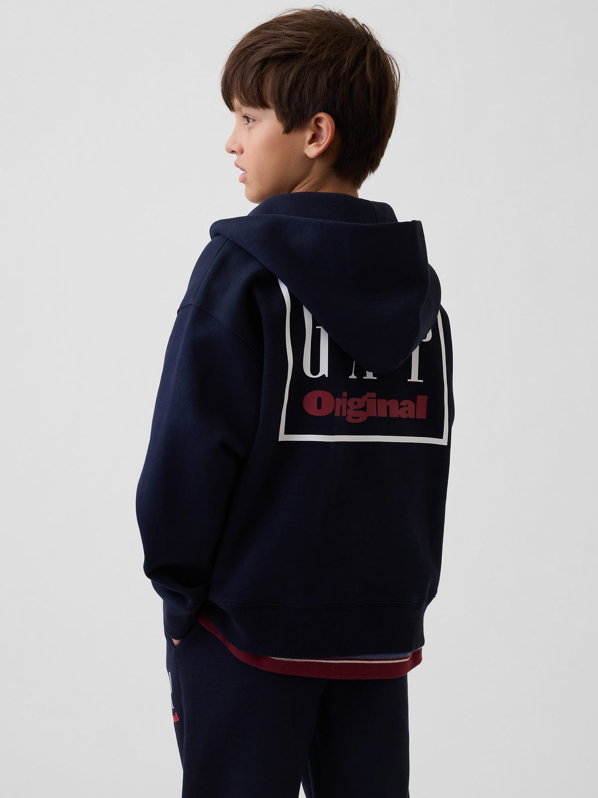 Lacivert Vintagesoft Logo Fermuarlı Sweatshirt