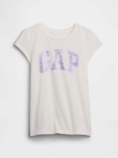 Kırık Beyaz Grafik Baskılı T-shirt