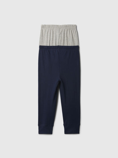Gri Brannan Bear Işlemeli Pull-on Jogger 2'li Eşofman Altı