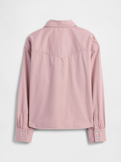 Pembe Western Gömlek