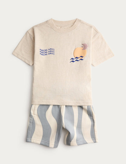 %100 Pamuklu T-shirt Outfit