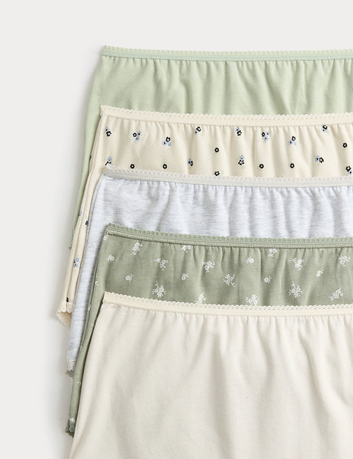 5'li Cotton Lycra:registered: Full Brief Külot Seti