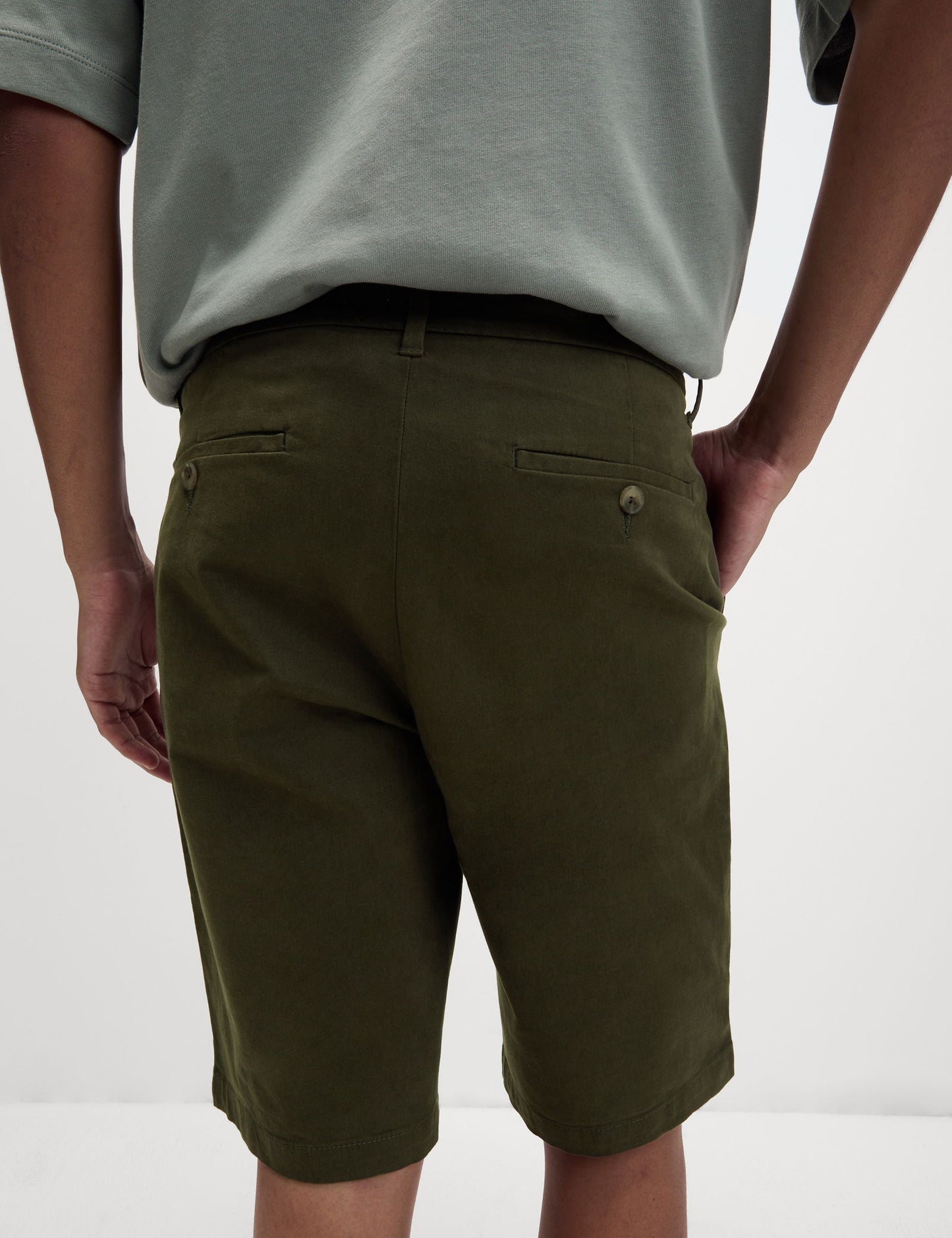 Regular Fit Streç Chino Şort
