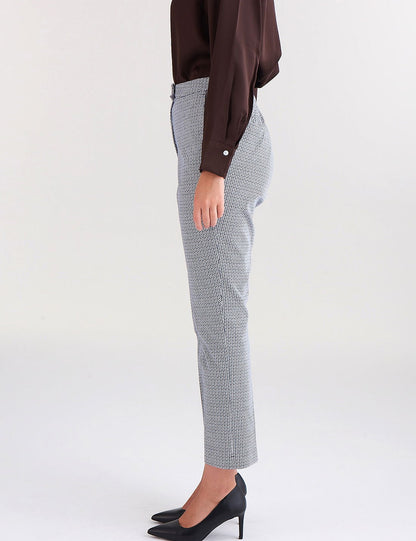 Yüksek Bel Slim Fit Pantolon